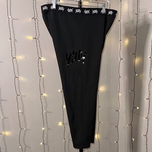 YITTY Black Leggings with Logo Detail